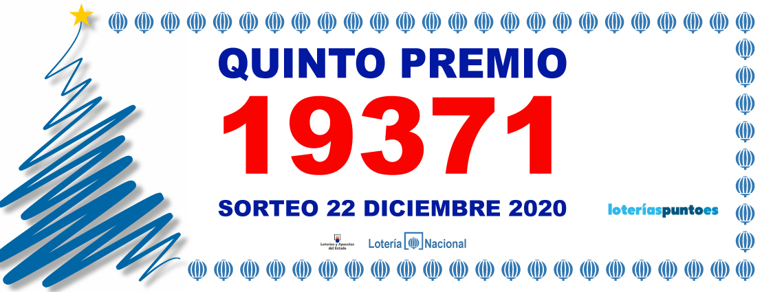  Premio Loter�a de Navidad 2020