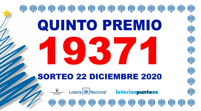 Premio Loter�a de Navidad 2020